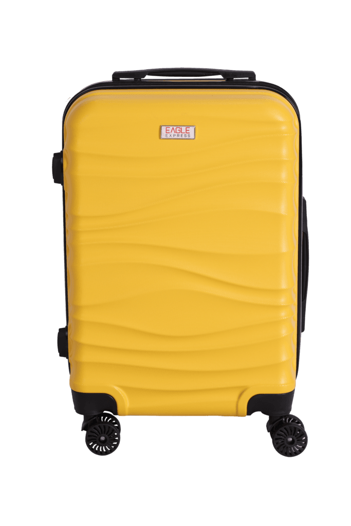 luggage bags with scratch resistant finish and 360° spinner wheels