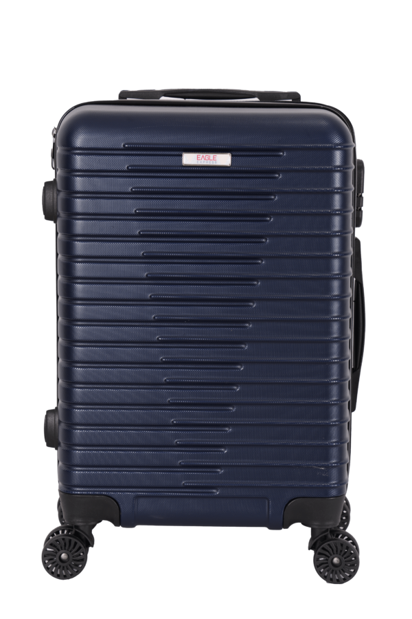 luggage bags with scratch resistant finish and 360° spinner wheels