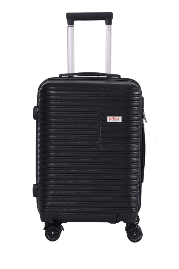 luggage bags with scratch resistant finish and 360° spinner wheels