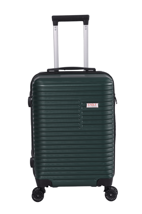 luggage bags with scratch resistant finish and 360° spinner wheels