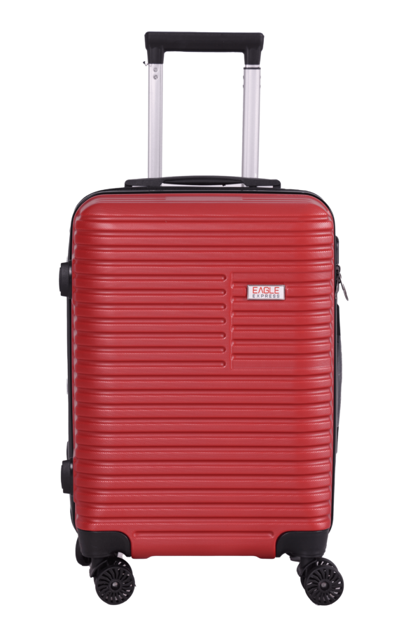 luggage bags with scratch resistant finish and 360° spinner wheels