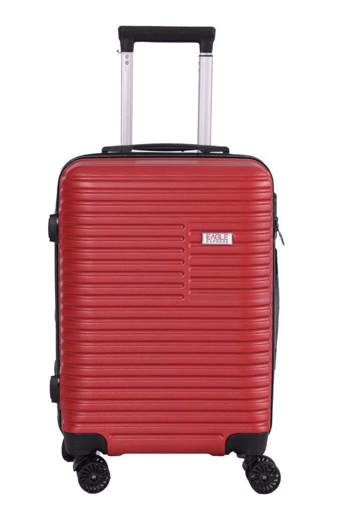 luggage bags with scratch resistant finish and 360° spinner wheels