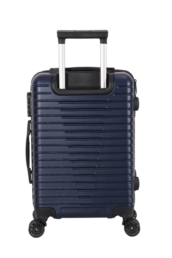 luggage bags with scratch resistant finish and 360° spinner wheels