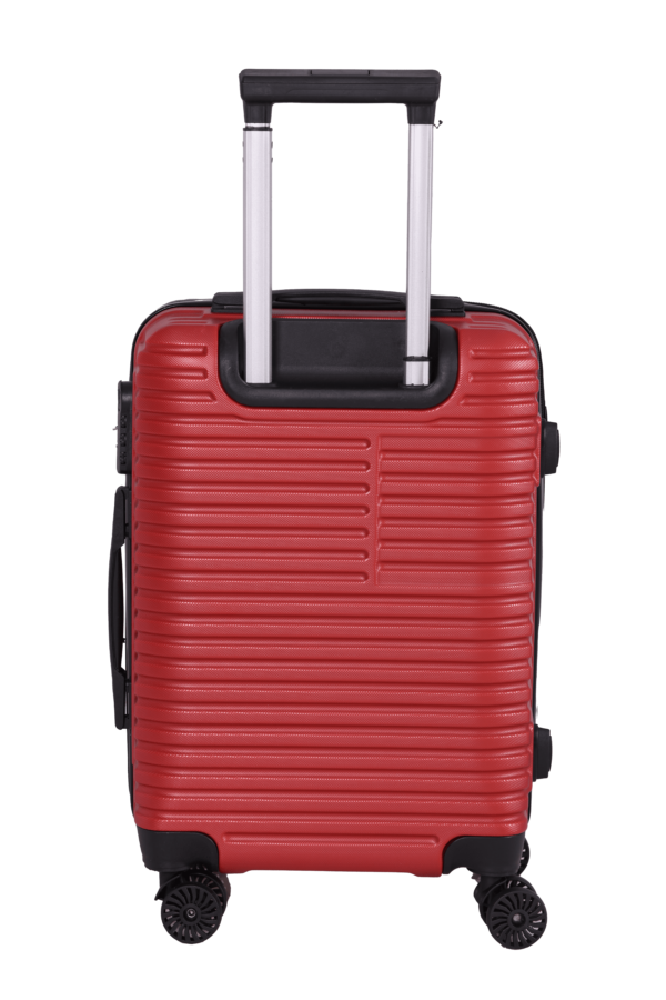 luggage bags with scratch resistant finish and 360° spinner wheels