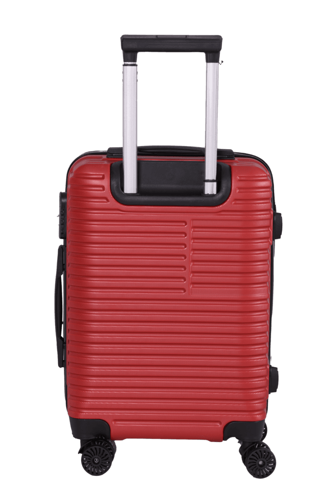 luggage bags with scratch resistant finish and 360° spinner wheels