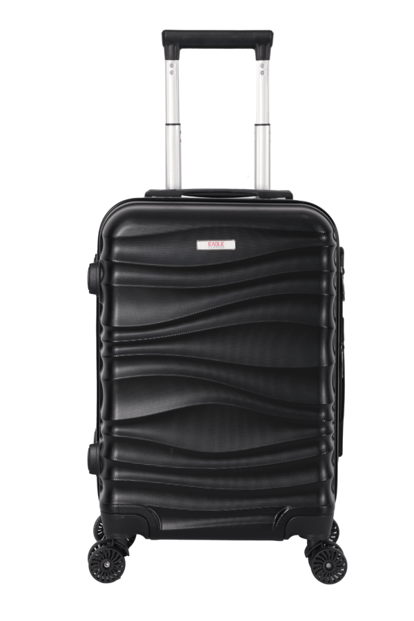 luggage bags with scratch resistant finish and 360° spinner wheels