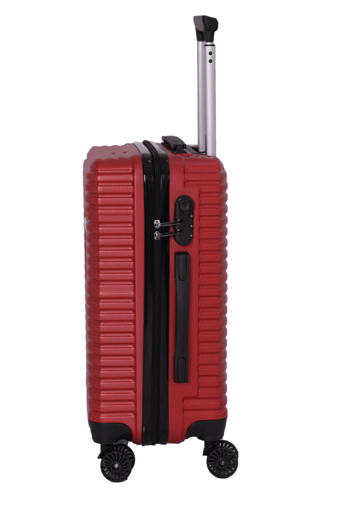luggage bags with scratch resistant finish and 360° spinner wheels