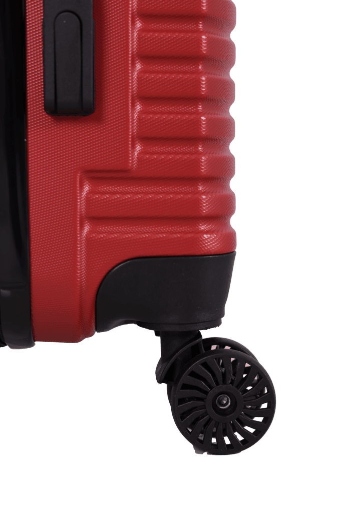 luggage bags with scratch resistant finish and 360° spinner wheels