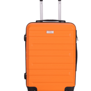 luggage bag with 360° spinner wheels and scratch resistant finish