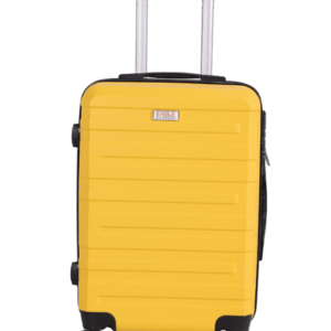 luggage bag with 360° spinner wheels and scratch resistant finish