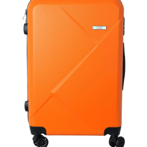 luggage bag with 360° spinner wheels and scratch resistant finish