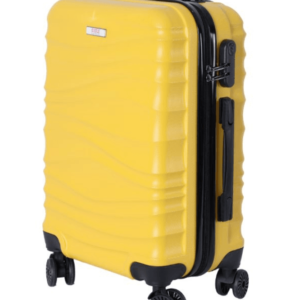 luggage bag with 360° spinner wheels and scratch resistant finish