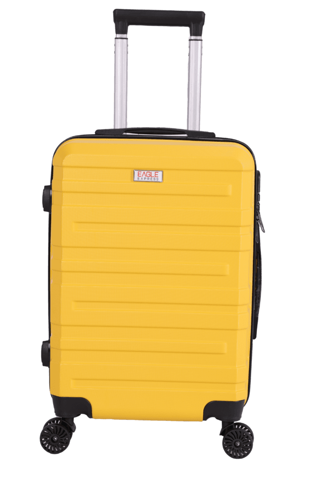 luggage bags with scratch resistant finish and 360° spinner wheels