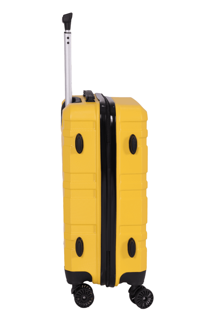 luggage bags with scratch resistant finish and 360° spinner wheels