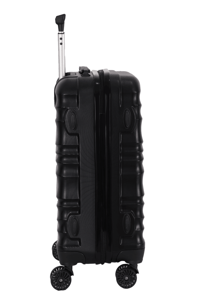 luggage bags with scratch resistant finish and 360° spinner wheels