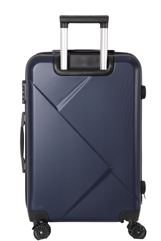 luggage bags with scratch resistant finish and 360° spinner wheels