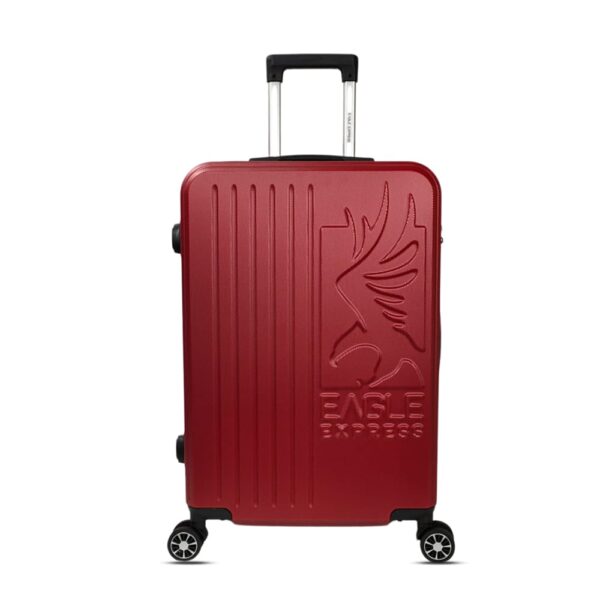 luggage bags with scratch resistant finish and 360° spinner wheels