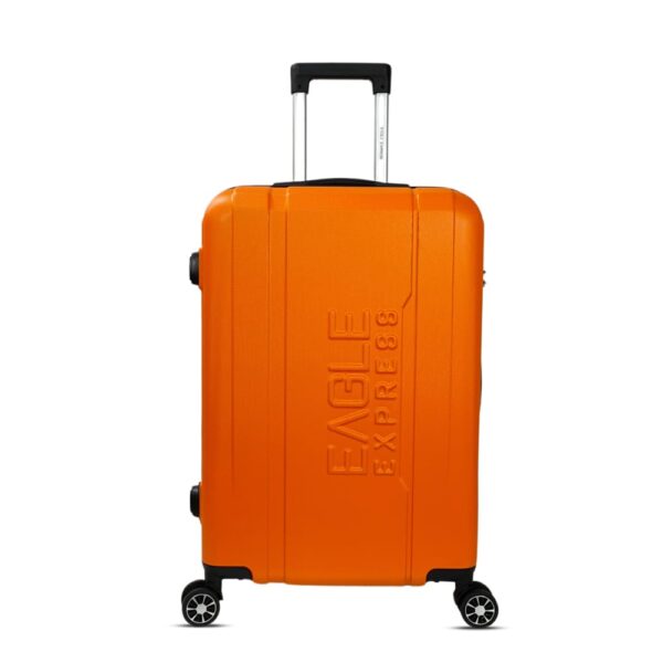 luggage bags with scratch resistant finish and 360° spinner wheels