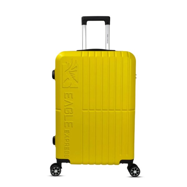 luggage bags with scratch resistant finish and 360° spinner wheels