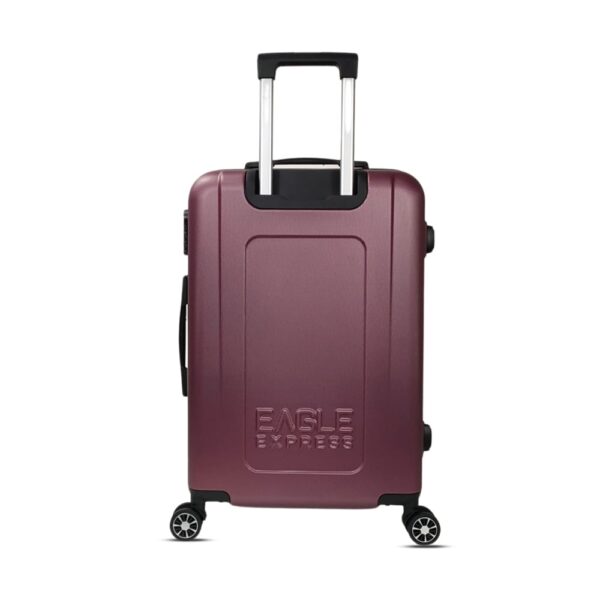 luggage bags with scratch resistant finish and 360° spinner wheels