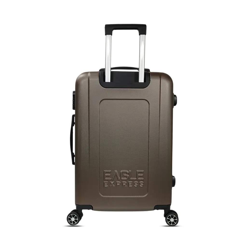 luggage bags with scratch resistant finish and 360° spinner wheels