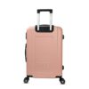 Defender ABS Hard Trolley 24 inch Baby Pink back view