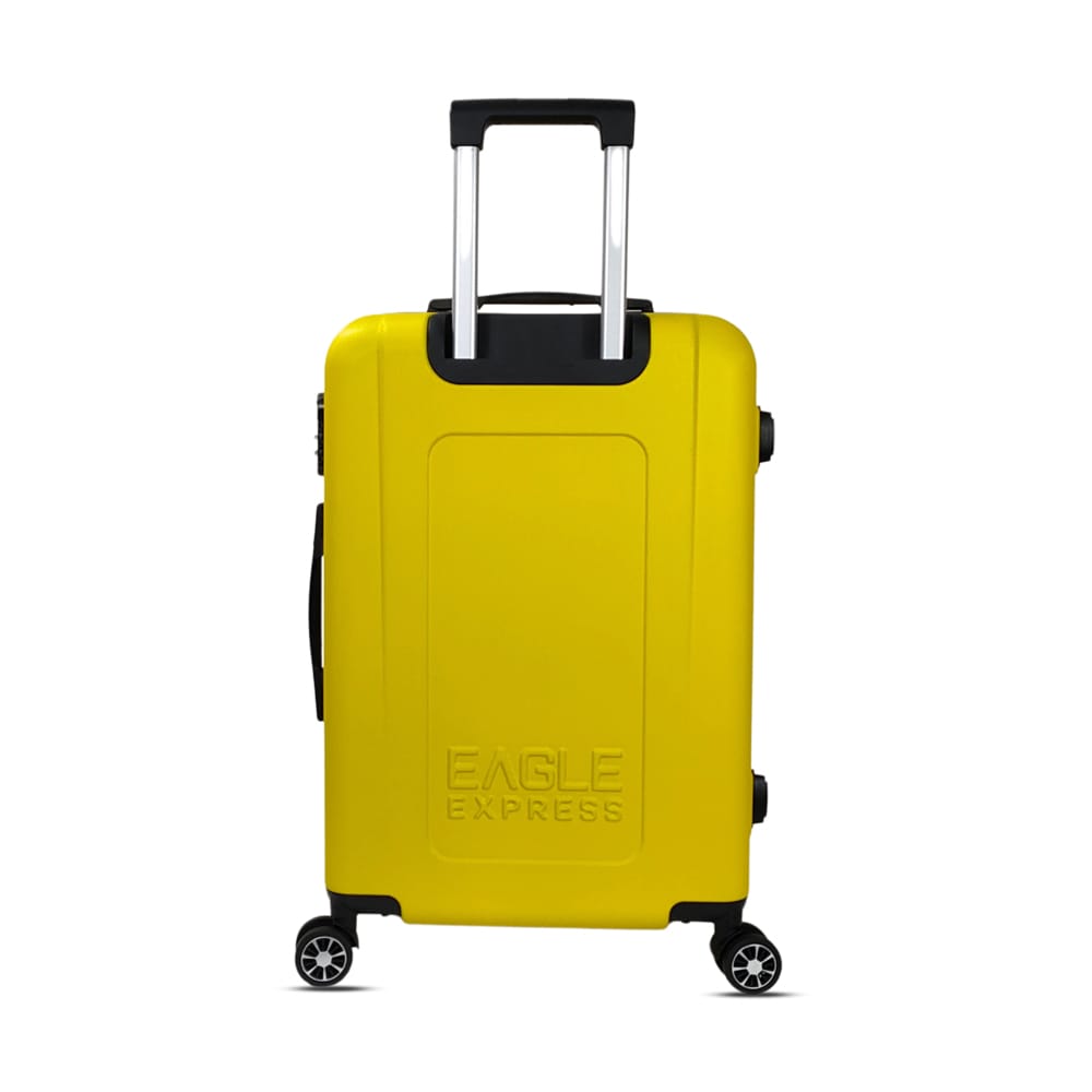 luggage bags with scratch resistant finish and 360° spinner wheels