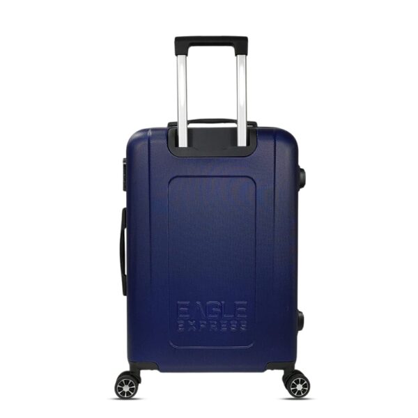 luggage bags with scratch resistant finish and 360° spinner wheels