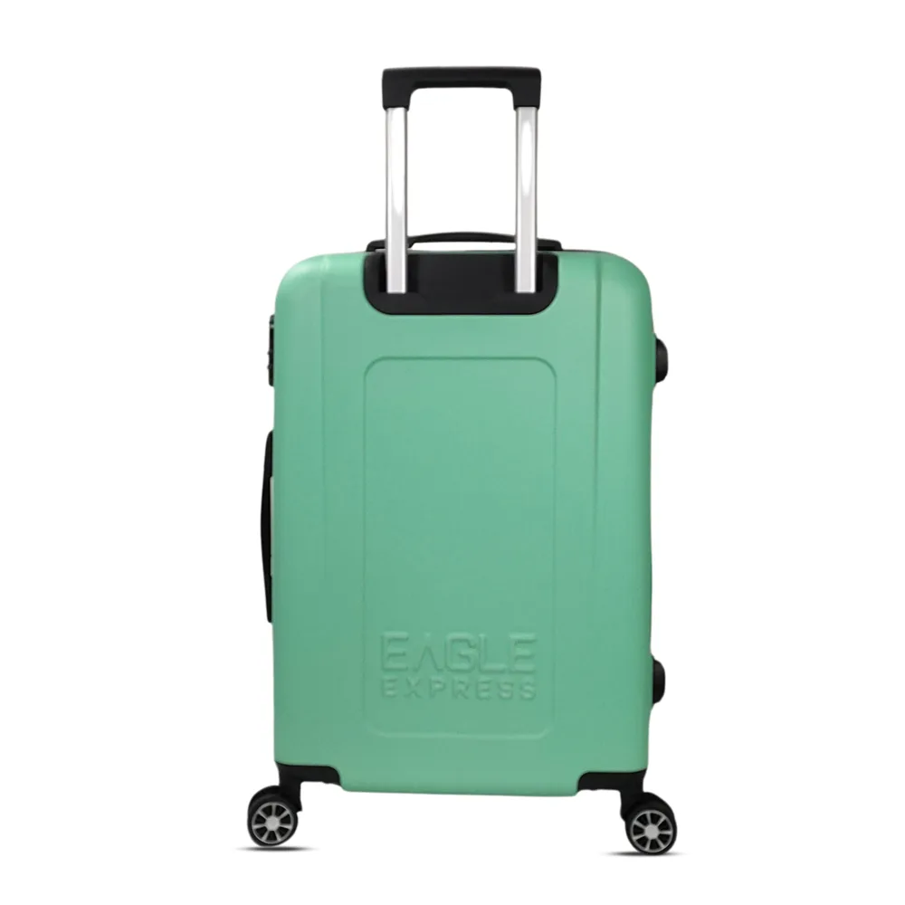 luggage bags with scratch resistant finish and 360° spinner wheels