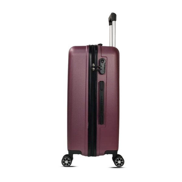 luggage bags with scratch resistant finish and 360° spinner wheels