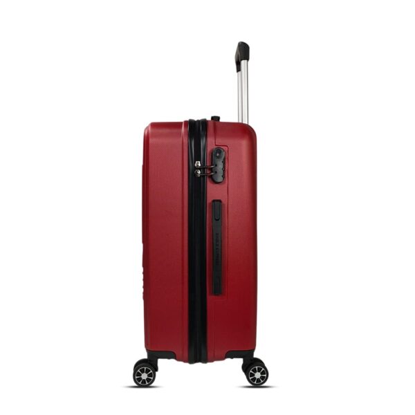 luggage bags with scratch resistant finish and 360° spinner wheels