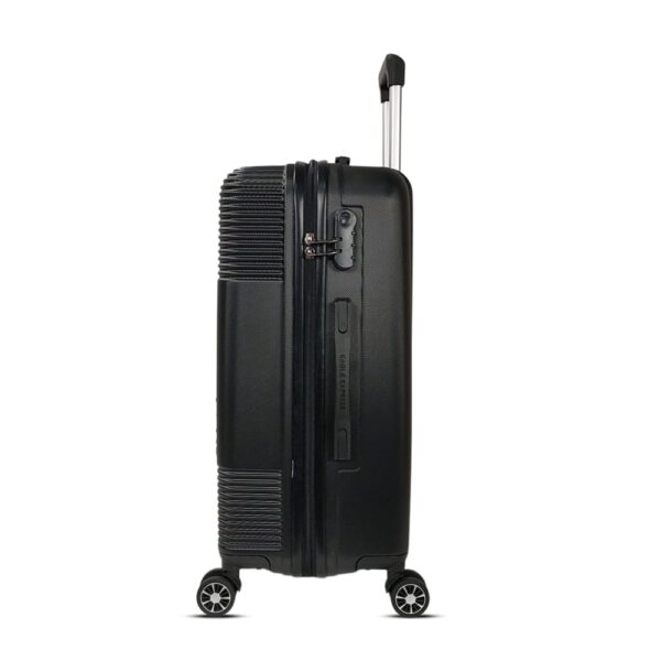 luggage bags with scratch resistant finish and 360° spinner wheels