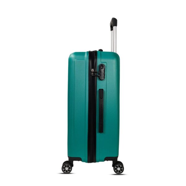 luggage bags with scratch resistant finish and 360° spinner wheels