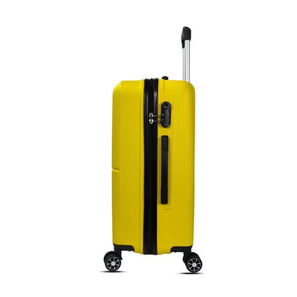 luggage bags with scratch resistant finish and 360° spinner wheels