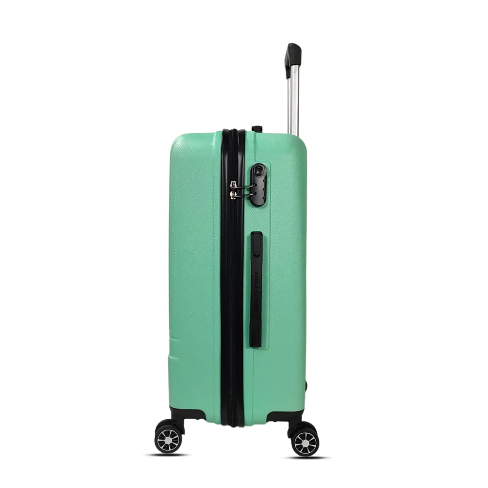 luggage bags with scratch resistant finish and 360° spinner wheels