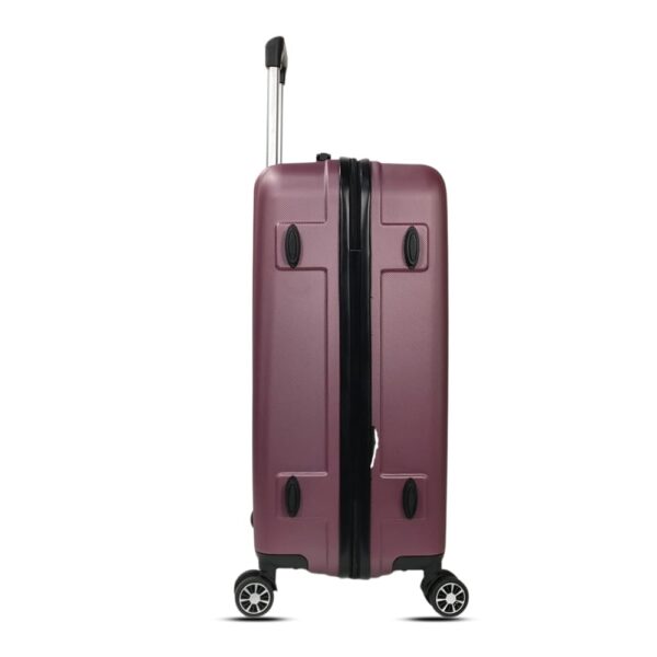 luggage bags with scratch resistant finish and 360° spinner wheels