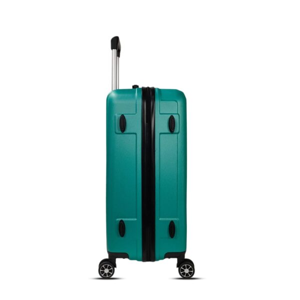 luggage bags with scratch resistant finish and 360° spinner wheels