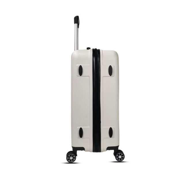 luggage bags with scratch resistant finish and 360° spinner wheels