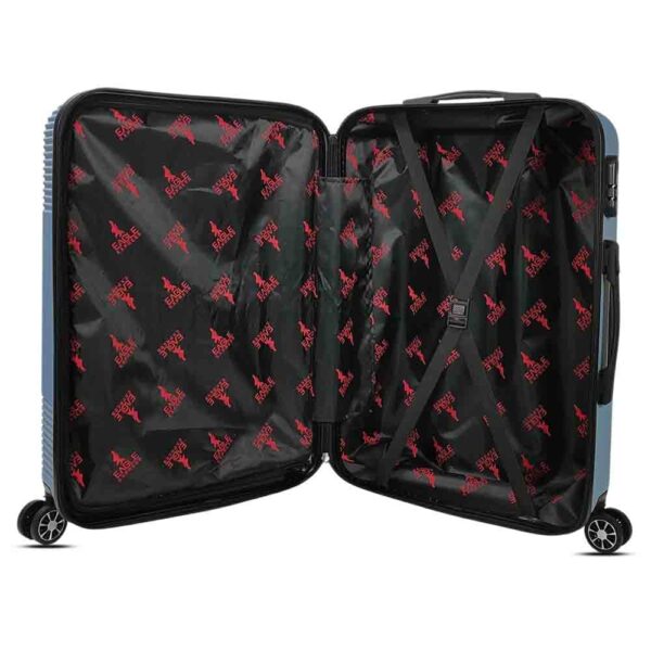 luggage bags with scratch resistant finish and 360° spinner wheels