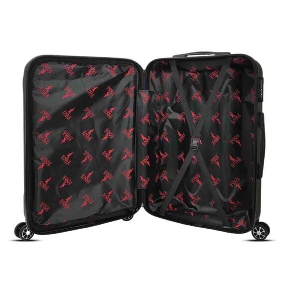 luggage bags with scratch resistant finish and 360° spinner wheels