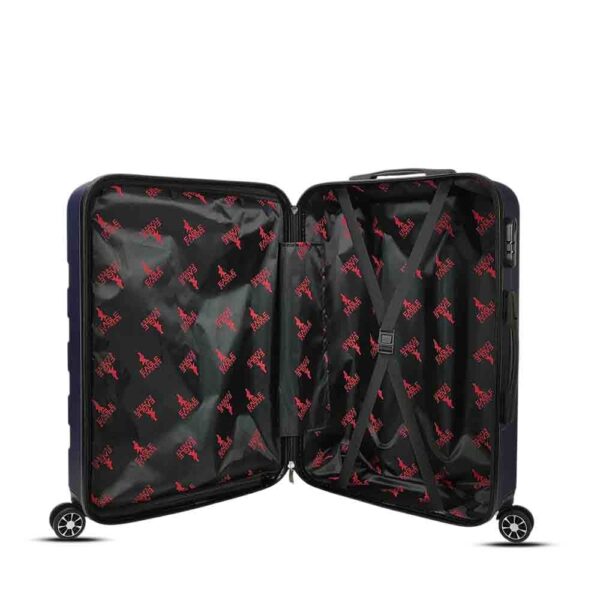 luggage bags with scratch resistant finish and 360° spinner wheels